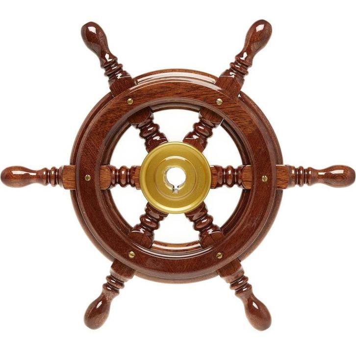 Houten Stuurwiel Boot Mahonie 320mm, Sports nautiques & Bateaux, Accessoires & Entretien, Enlèvement ou Envoi