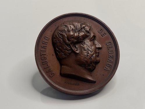 Spanje. Historical Medal oJ (de Fernández) sobre Salustiano, Postzegels en Munten, Munten en Bankbiljetten | Toebehoren