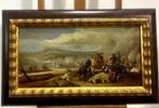 Scuola fiamminga (XIX) - Scena di Battaglia a cavallo, Antiek en Kunst