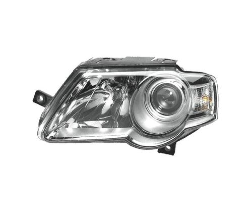 Phare Gauche Pour Volkswagen Vw Passat 05-10 Fond Chromé, Auto-onderdelen, Verlichting, Verzenden