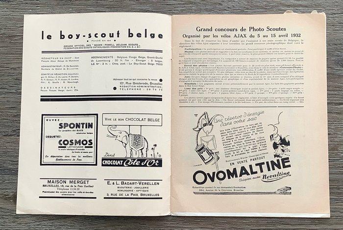 Hergé - Le Boy-scout belge - avril 1932 - 1 magazine -, Livres, BD