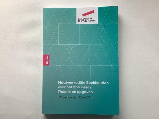 Maatwerkeditie Boekhouden voor het hbo deel 2: theorie en, Boeken, Overige Boeken, Gelezen, Verzenden