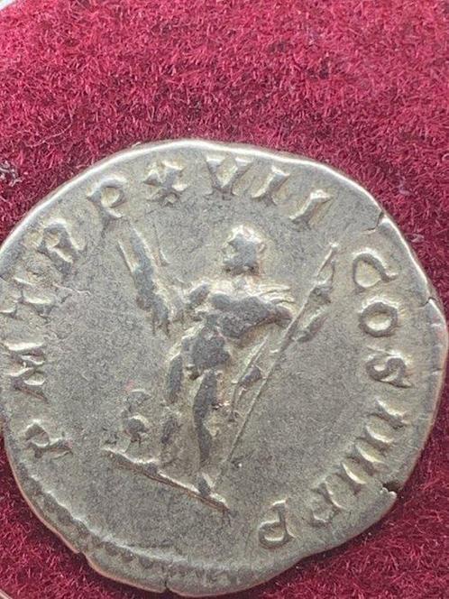 Romeinse Rijk. Caracalla (198-217 n.Chr.). Denarius Rome, AD, Postzegels en Munten, Munten | Europa | Niet-Euromunten