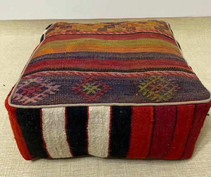 Kelim Poef - Kelim - 48 cm - 48 cm, Antiek en Kunst, Curiosa en Brocante
