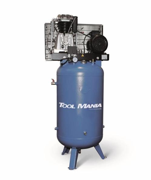 TM 270 Liter Compressor met verticale tank 7,5 Hp, 400v, Auto diversen, Autogereedschap, Verzenden