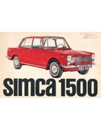 1964 SIMCA 1300 | 1500 BROCHURE NEDERLANDS