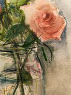 Javier Pérez Plata - Rosas007, (No Reserve), Antiek en Kunst, Kunst | Schilderijen | Modern