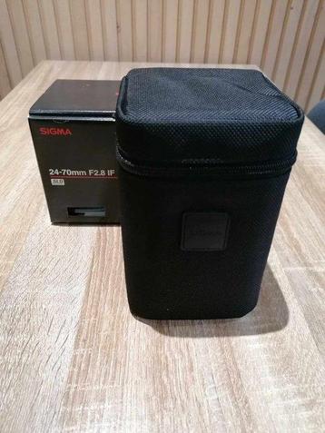 Sigma 24-70mm F2.8 IF EX DG Digitale camera, Audio, Tv en Foto, Fotocamera's Digitaal, Nieuw