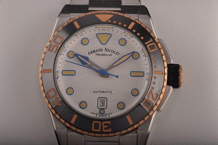 Armand Nicolet - JSH9 - Zonder minimumprijs - A480 New 44 mm, Handtassen en Accessoires, Horloges | Heren