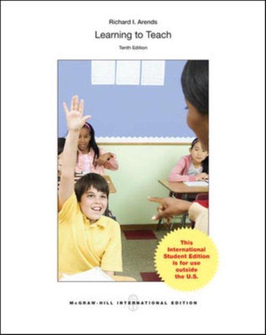 Learning to Teach (Intl Ed) 9781259254253 Richard Arends, Boeken, Taal | Engels, Gelezen, Verzenden