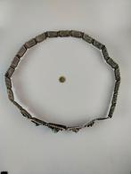 Ceinture incrustée de pierres d’amazonite - Argent - Maroc -, Antiquités & Art