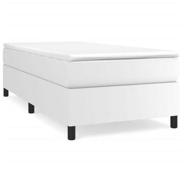 Bedframe 90x200 Wit Lederlook - 40% Korting - OP=OP! beschikbaar voor biedingen
