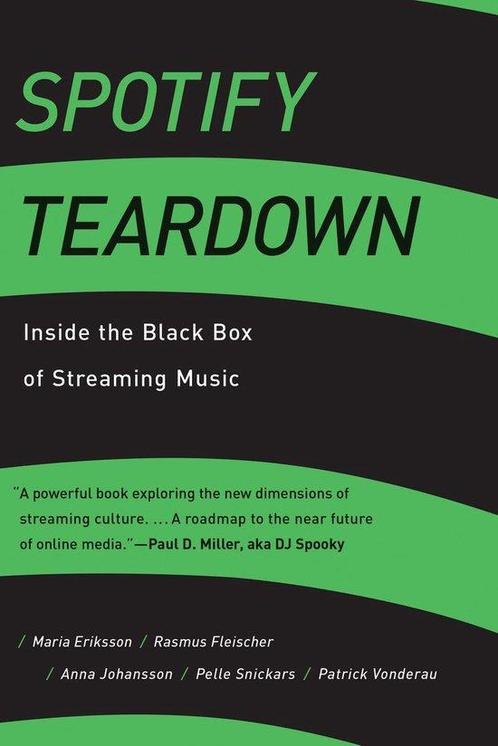 Spotify Teardown 9780262038904 Maria Eriksson, Boeken, Taal | Engels, Gelezen, Verzenden