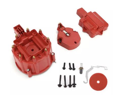 GM V8 verdeelkap en rotor kit compleet rood, Auto-onderdelen, Motor en Toebehoren, Nieuw, Verzenden