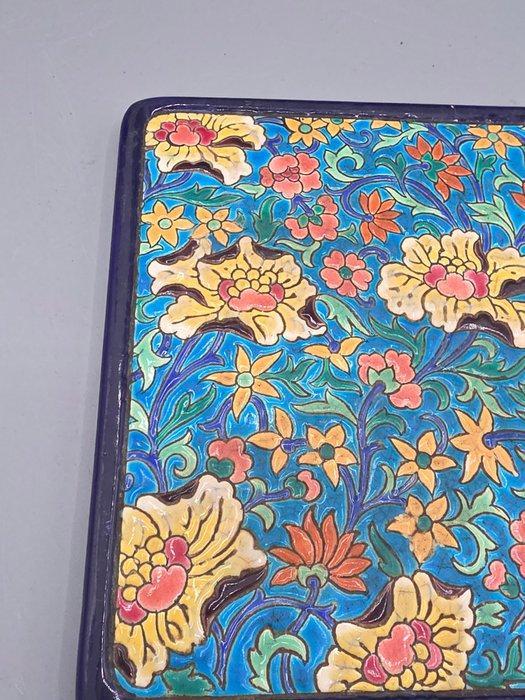 emaux de longwy - Schotel - sous plat - Aardewerk, Antiquités & Art, Antiquités | Verre & Cristal