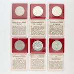Allemagne, République Démocratique 5, 10 Mark 1974/1975 (6, Postzegels en Munten