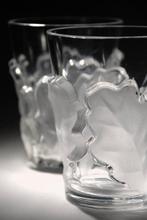 Lalique - Marc Lalique - Verre à eau (2) - Cristal - Chêne, Antiek en Kunst