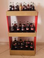 Coca-Cola - Fles (40) - Glas, Hout - Coca Cola display met