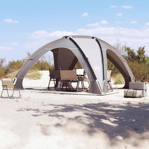 vidaXL Partytent waterdicht grijs, Caravans en Kamperen, Tenten, Nieuw, Verzenden