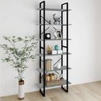 vidaXL Hoge kast 80x30x210 cm bewerkt hout grijs sonoma, Huis en Inrichting, Kasten | Boekenkasten, Verzenden, Nieuw