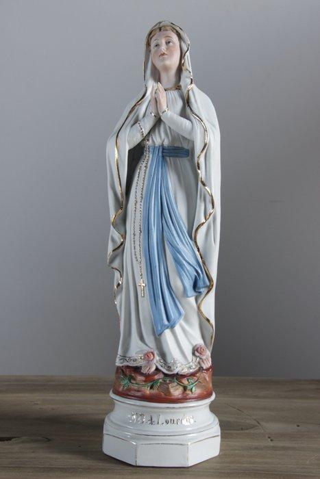 Merveilleuse Marie de Lourdes - 38 cm - Biscuit, Antiquités & Art, Antiquités | Livres & Manuscrits