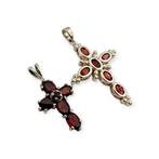 Zonder minimumprijs - 2-delige sieradenset Zilver - Garnet