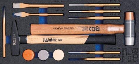 Bgs Technic 1/3 gereedschapskist: 14 delige hamer met uitwis, Autos : Divers, Outils de voiture, Envoi