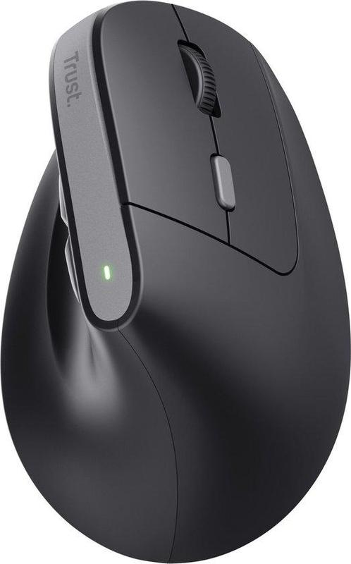 Trust Bayo V2 - Draadloze Ergonomische Muis - Oplaadbaar..., Computers en Software, Muizen, Nieuw, Verzenden