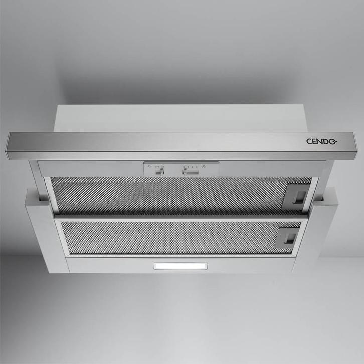 Vlakschermdampkap - 60 cm - B - 550 m³/h - CENDO KR32VPDR-V2, Elektronische apparatuur, Afzuigkappen, Vrijstaand, 400 tot 600 m³ per uur