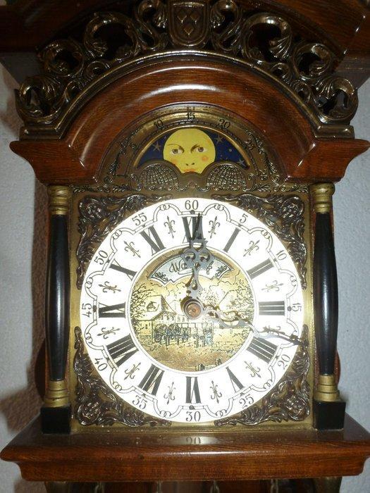 Sallander klok - - Mahonie - 1950-1960, Antiek en Kunst, Antiek | Klokken