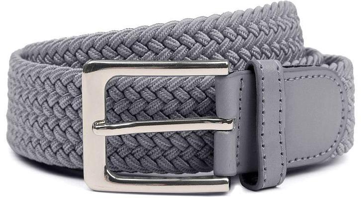 Suitable Geweven Riem Donkergrijs maat 105 Heren, Kleding | Heren, Riemen en Ceintuurs, Riem of Ceintuur, Nieuw, Echt leder, Verzenden