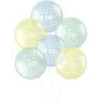 Ballonnen Happy B-Day 48cm 6st, Nieuw, Verzenden