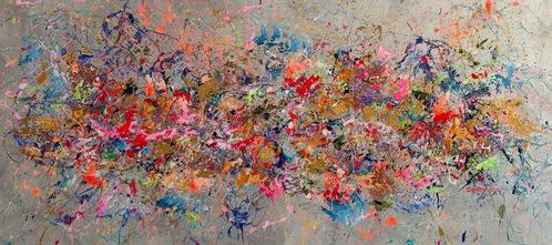 Ivanka Matiss - Nordic lights N.48 XXL, Antiek en Kunst, Kunst | Schilderijen | Modern