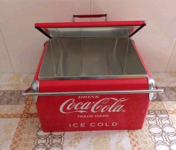 Ghiacciaia Coca cola - Seau à glace - vintage - Acier