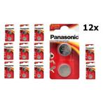 Panasonic CR2016 (Double pack) 3V 90mAh Lithium knoopcel 12x, Nieuw, Verzenden