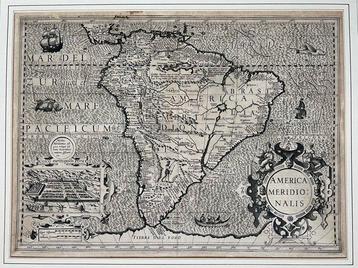 Zuid-Amerika - Zuid-Amerika; G. Mercator, J. Hondius - beschikbaar voor biedingen