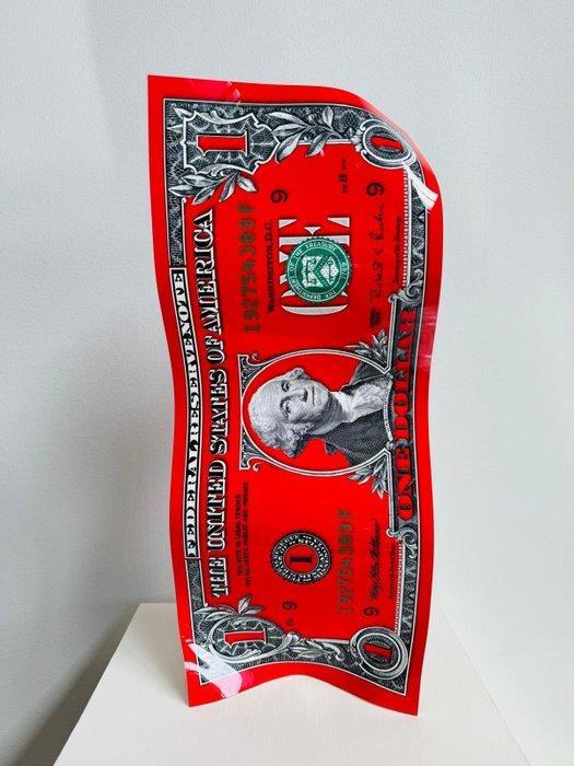 Karl Lagasse - One Dollar Bright Red (dernière œuvre, Antiek en Kunst, Kunst | Designobjecten