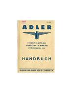 1933 ADLER FAVORIT STANDARD INSTRUCTIEBOEKJE DUITS, Ophalen of Verzenden