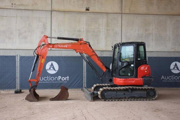 Veiling: Rupsgraafmachine Kubota RX165-5 Diesel 35kW 2013, Zakelijke goederen, Machines en Bouw | Kranen en Graafmachines, Ophalen