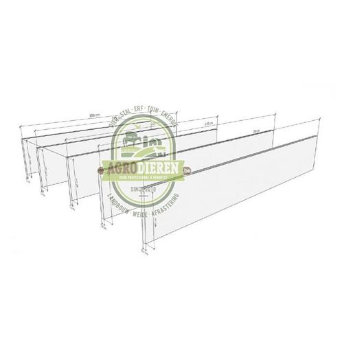 Betonplaat grijs lengte 186cm - hoogte 40cm - 186x40x3,2cm, Diensten en Vakmensen, Ongediertebestrijding