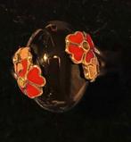 Zonder minimumprijs - Ring Zilver Onyx - Anello 925 onyx D., Handtassen en Accessoires, Ringen, Nieuw