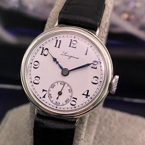 Longines - Trench Military Officers WW1 - Zonder, Handtassen en Accessoires, Horloges | Antiek