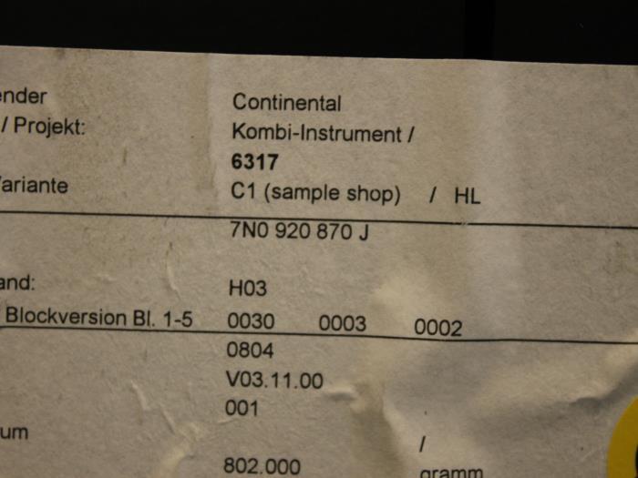 Kilometerteller KM Volkswagen Sharan O127170, Autos : Pièces & Accessoires, Électronique & Câbles