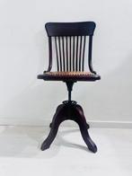G.F. - Bureaustoel - Edwardian massief eiken, Antiek en Kunst