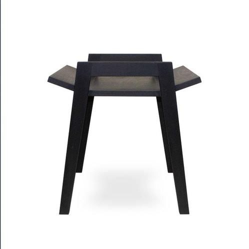 orange or red - Tabouret - Bois - Tabouret à 160° / table, Antiek en Kunst, Kunst | Designobjecten