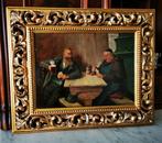 Max Kuglmayr (1863-1930) - Monk and peasant playing cards