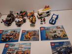 Lego Set - City - Camper +Straatveegmachine +Kustwacht 4x4, Kinderen en Baby's, Speelgoed | Duplo en Lego, Nieuw