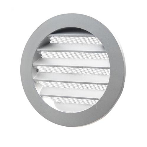 Aluminium muurrooster 80 mm | Grijs, Doe-het-zelf en Bouw, Ventilatie en Afzuiging, Nieuw, Verzenden
