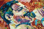 Freddie Mercury - Prachtig portret op gobelinweefsel - 1,20, Antiek en Kunst