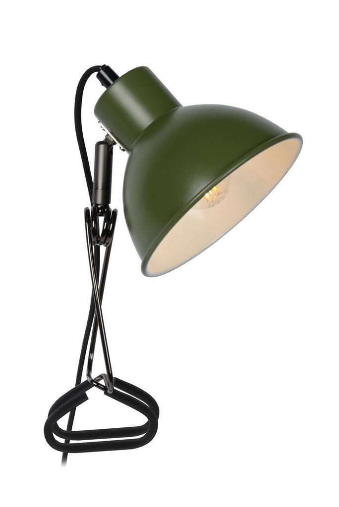 Lucide MOYS - Klemlamp - 1xE27 - Groen, Maison & Meubles, Lampes | Lampes en vrac, Envoi